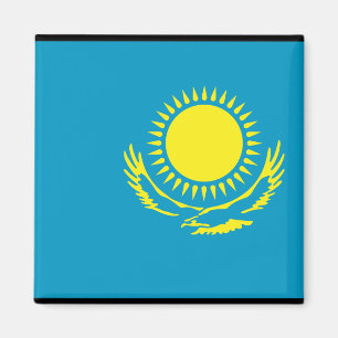 Kasachstan-Flagge Magnet
