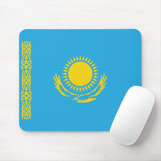 Kasachstan-Flagge Mousepad (Mit Mouse)
