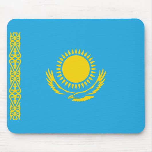 Kasachstan-Flagge Mousepad (Vorne)