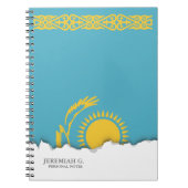 Kasachstan-Flagge Notizblock (Vorderseite)