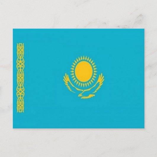 Kasachstan - Flagge - Postkarte (Vorderseite)