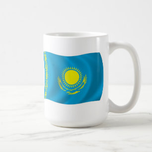 Kasachstan-Flagge-Tasse Kaffeetasse