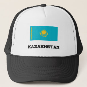 Kasachstan-Flagge Truckerkappe