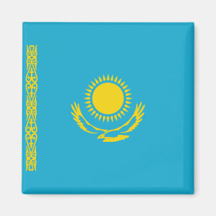 Kasachstan-Flaggen-Magnet Magnet