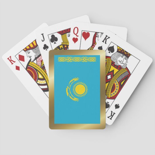 Kasachstan - Flaggen Spielkarten (Rückseite)
