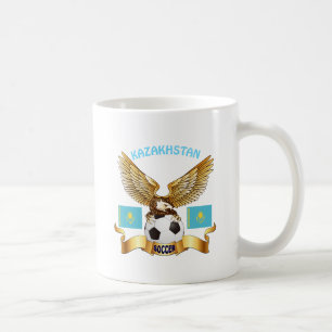 Kasachstan-Fußball-Entwürfe Kaffeetasse