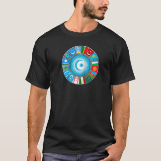 Kasachstan Gokturk Turan Türkei Flagge Turk Bayrag T-Shirt