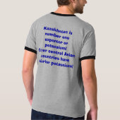 Kasachstan ist das bestste Land in der Welt… T-Shirt (Rückseite)