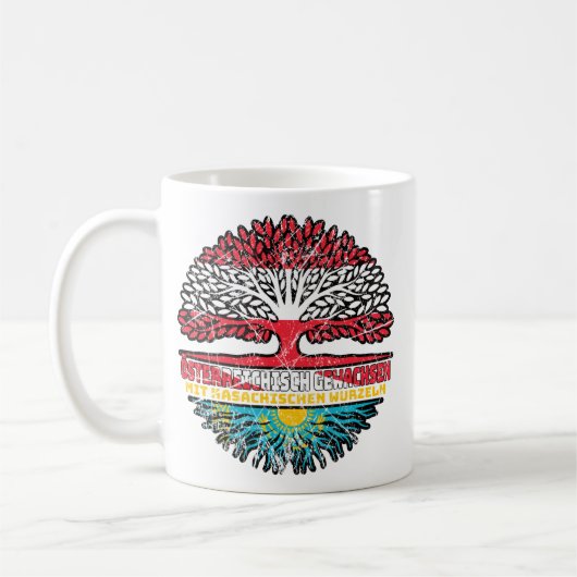kasachstan Kasachisch Österreichisch Kaffeetasse (Links)