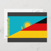 Kasachstan, Kasachstan Postkarte (Vorne/Hinten)