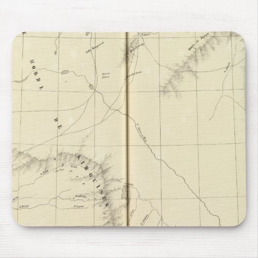 Kasachstan, Kirgisistan Mousepad (Vorne)