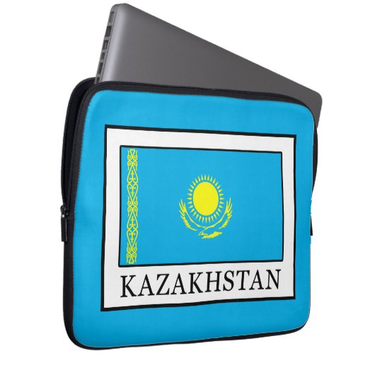 Kasachstan Laptopschutzhülle (Vorne Rechts)