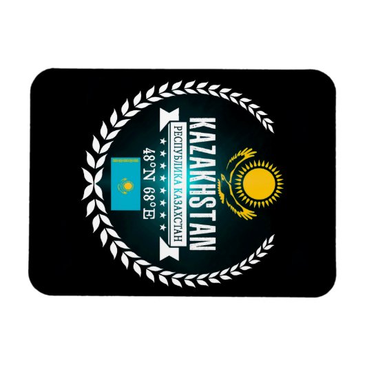 Kasachstan Magnet (Horizontal)