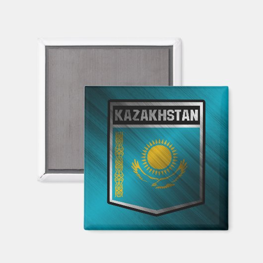 Kasachstan Magnet (Vorderseite/Rückseite)