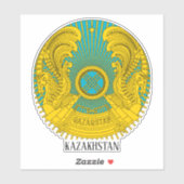 Kasachstan National Emblem Patriotic Aufkleber (Blatt)