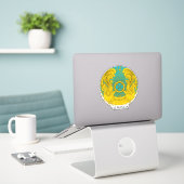 Kasachstan National Emblem Patriotic Aufkleber (Laptop auf Schreibtisch)