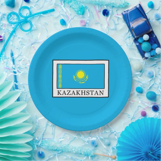 Kasachstan Pappteller (Party)