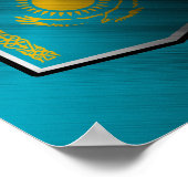 Kasachstan Poster (Ecke)