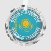 Kasachstan Runde Emblem Ornament (Rückseite)