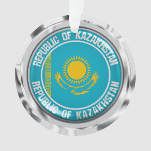 Kasachstan Runde Emblem Ornament