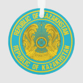 Kasachstan Runde Emblem Ornament (Rückseite)