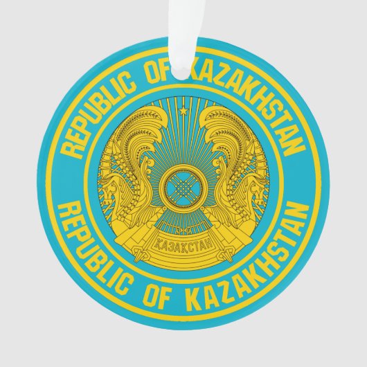 Kasachstan Runde Emblem Ornament (Vorderseite)