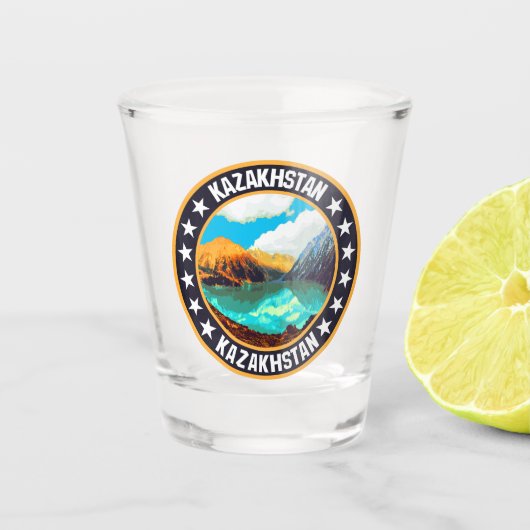 Kasachstan Schnapsglas (Vorderseite)