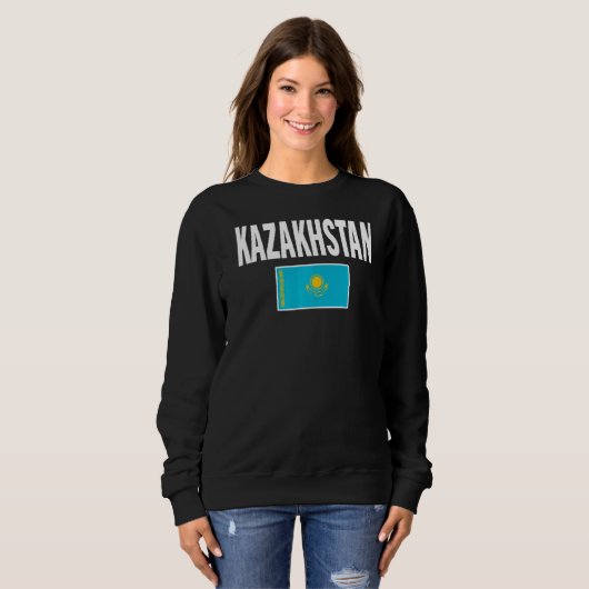 Kasachstan - Souvenir Premium Sweatshirt (Vorne ganz)