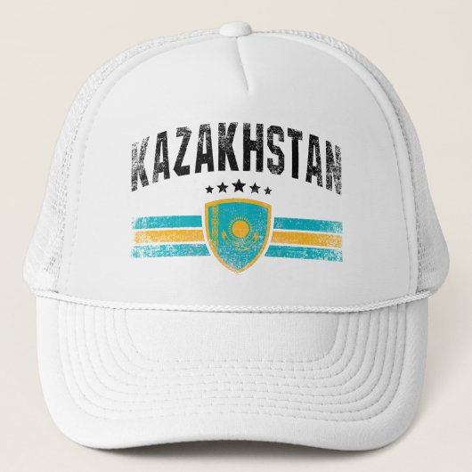 Kasachstan Truckerkappe (Vorderseite)