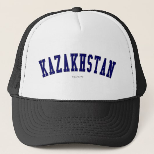 Kasachstan Truckerkappe (Vorderseite)