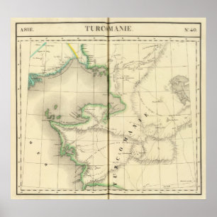 Kasachstan, Usbekistan Poster