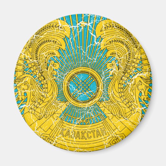 Kasachstan-Wappen Magnet (Vorne)