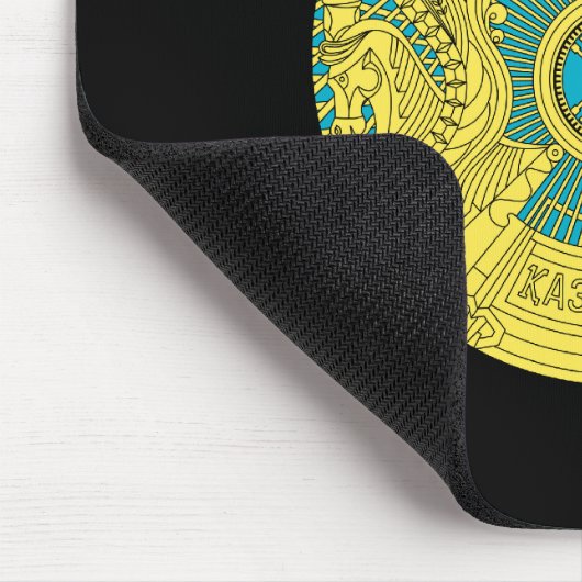 Kasachstan-Wappen Mousepad (Ecke)