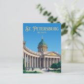 Kasan-Kathedrale Russland Postkarte (Stehend Vorderseite)