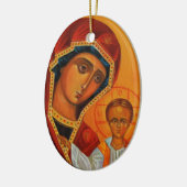 Kasan-Mutter der Gott-Verzierung Keramikornament (Links)