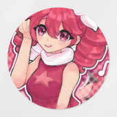 Kasane tetl etiketten (Design 2)
