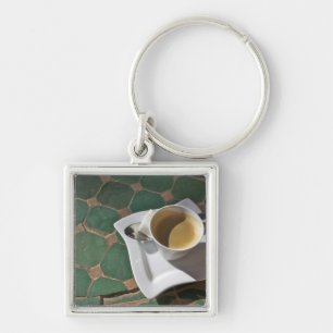Kasbah Hotel und Restaurant, Kaffee und Grün Schlüsselanhänger