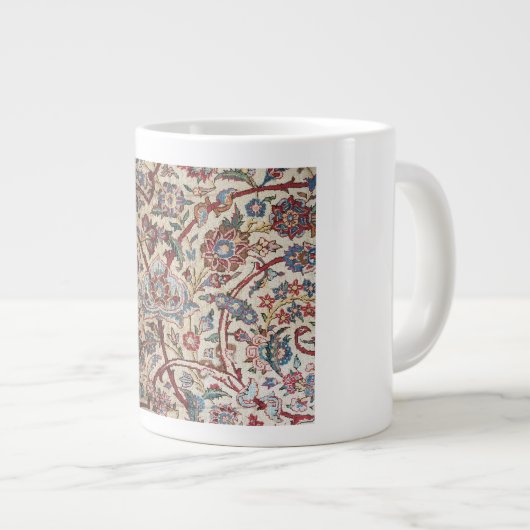 Kaschanische Seide 2 große Kaffeemaschine Tasse (Vorderseite Rechts)