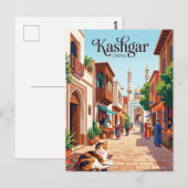 Kaschgar China Postkarte (Vorne/Hinten)