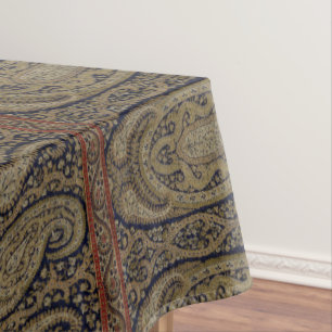 Kaschmir-Antike ca. 1700 Palm-Muster Print Tischdecke