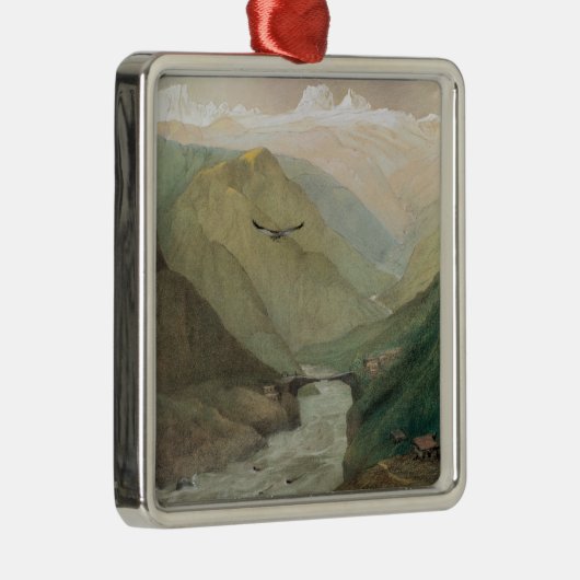 Kaschmir, c.1860 silbernes ornament (Rechts)