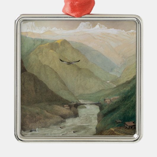 Kaschmir, c.1860 silbernes ornament (Vorne)