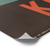 Kaschmir Indian Staat Railways Poster (Ecke)