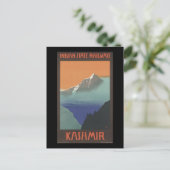 Kaschmir Indian Staat Railways Postkarte (Stehend Vorderseite)