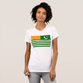 Kaschmir-Landesflaggeprovinz-Regionssymbol T-Shirt (Vorne ganz)