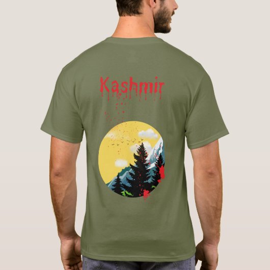 Kaschmir-neues T - Shirt (Rückseite)