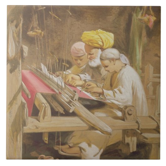 Kaschmir-Schale: Spinnen, 1863 (chromolitho) Fliese (Vorderseite)