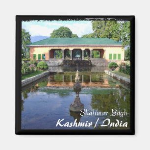 Kaschmir, Srinagar - Shalimar arbeitet im Garten Magnet