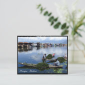 Kaschmir, Srinagar - Urlaub am Dal Lake / Indien Postkarte (Stehend Vorderseite)