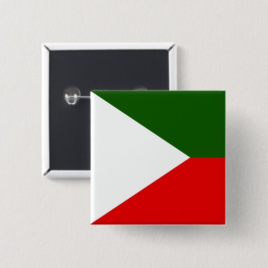 Kaschmir-Unabhängiger, Indien-Flagge Button (Vorne & Hinten)